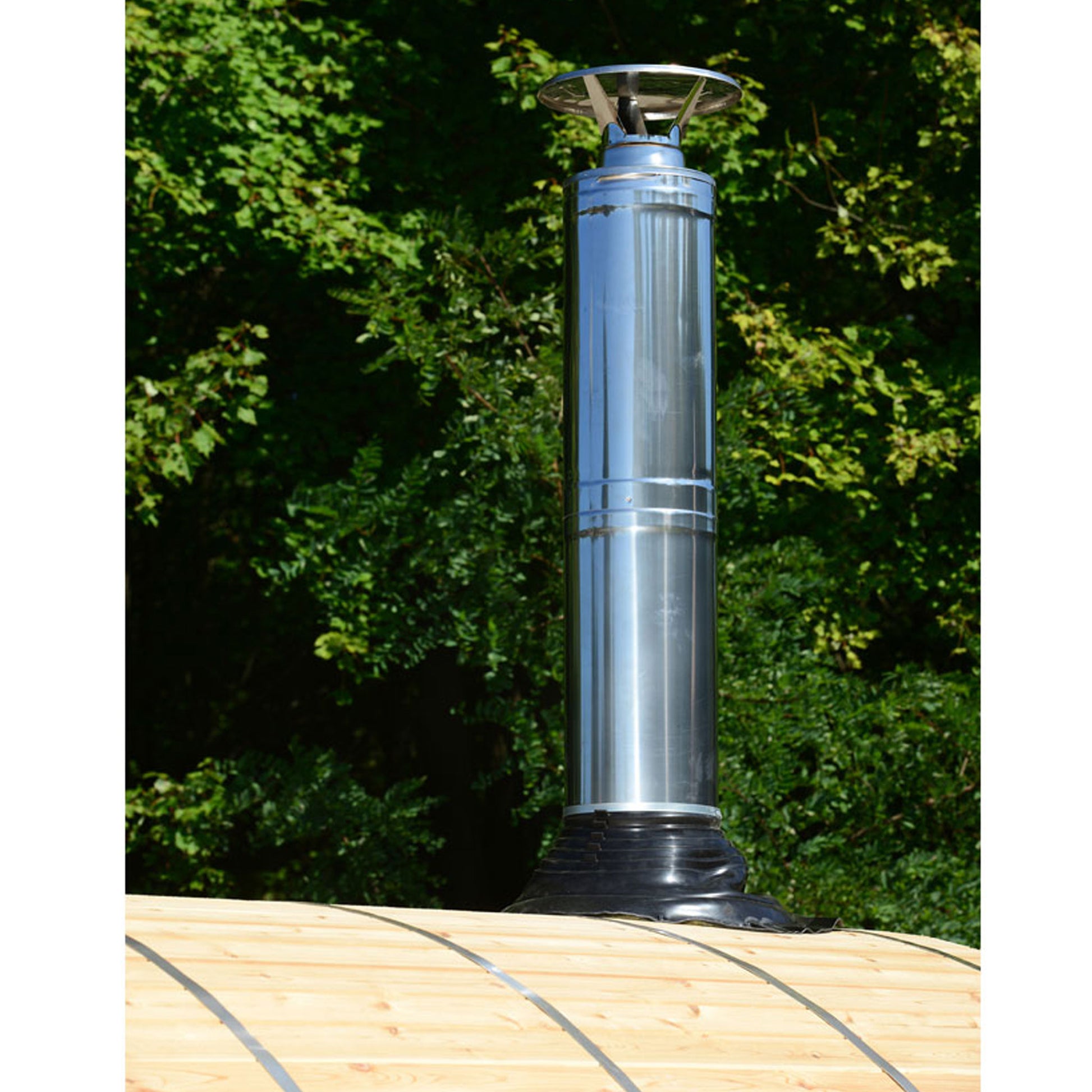 Grandview 4-6 Person Canopy Barrel Sauna - Outdoor Saunas