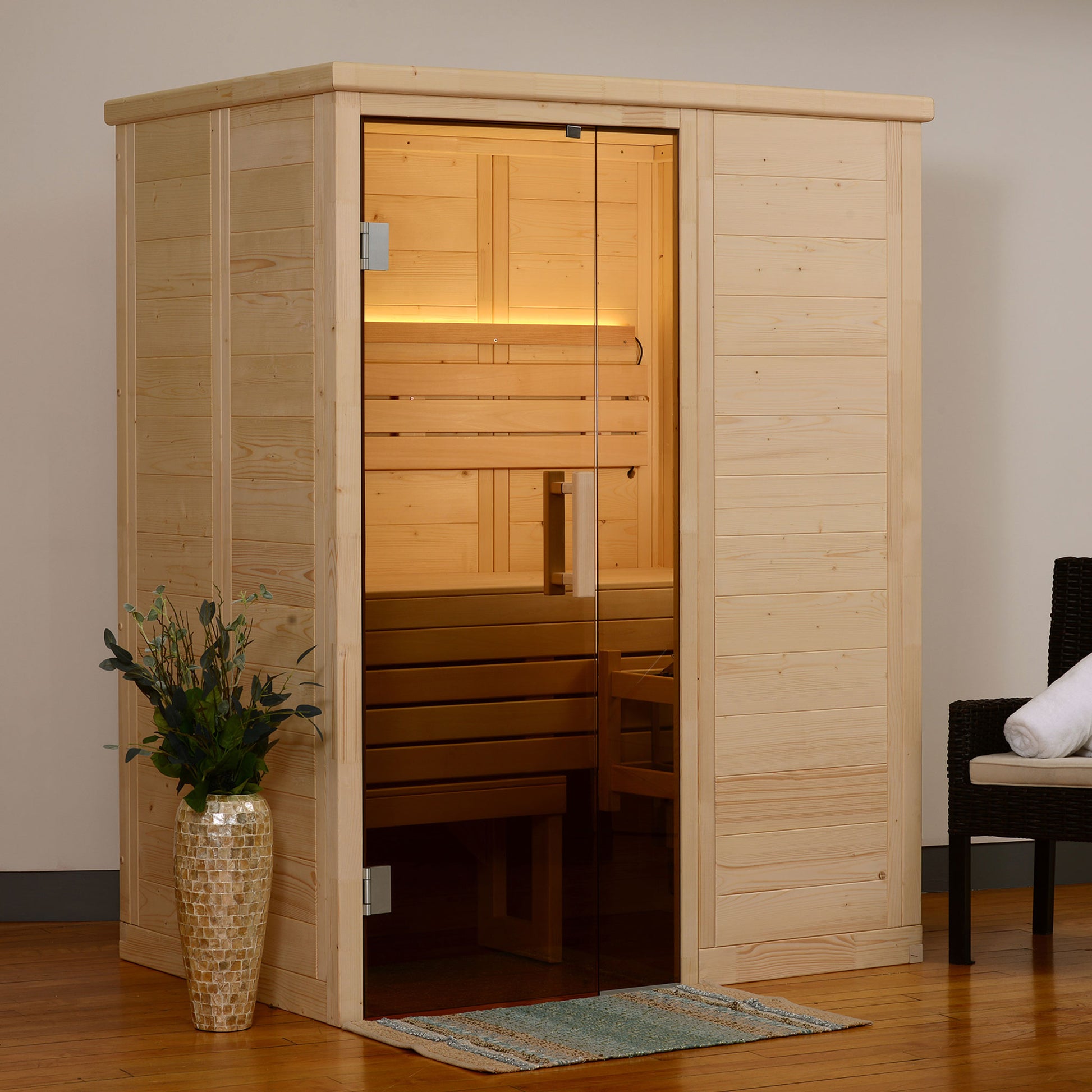 Hillsboro 2 Person Indoor Sauna - Indoor Saunas