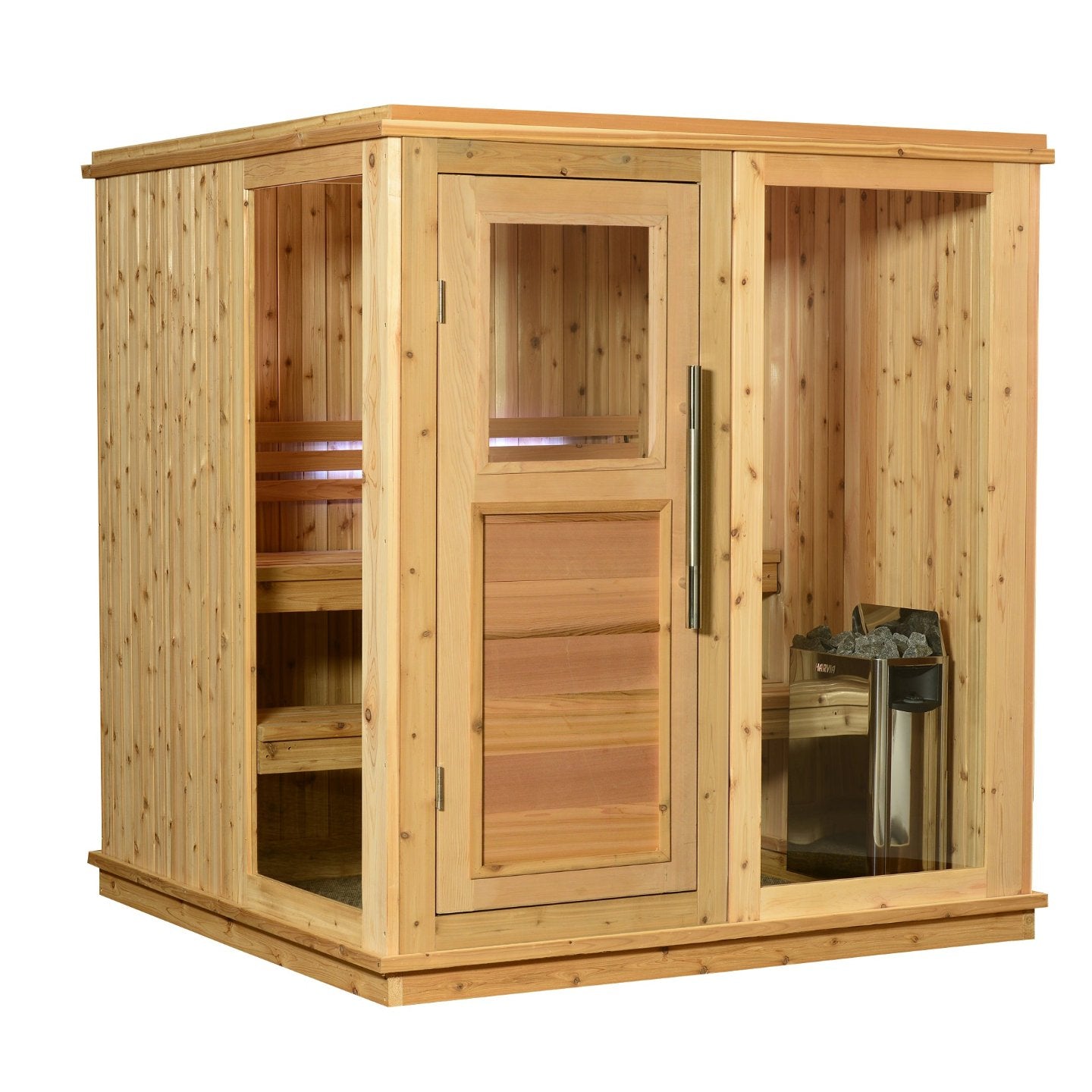 Grayson 4 Person Indoor Sauna - Indoor Saunas