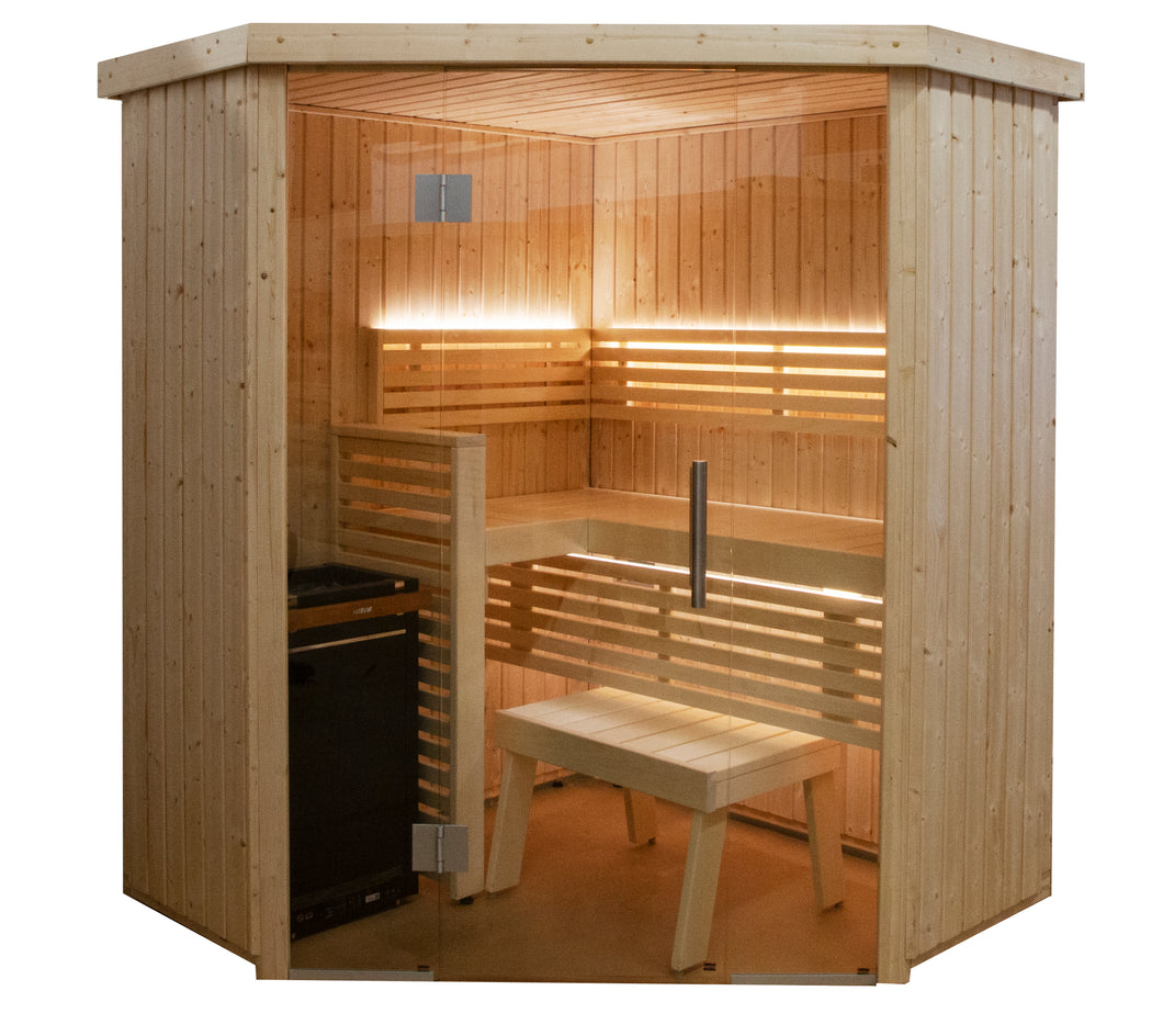 Nordic Corner 4 Person Indoor Sauna