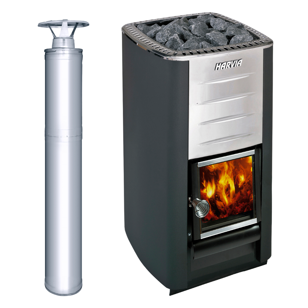 M3 Heater - Heater + Chimney Kit / Standard - Wood-Burning Heaters