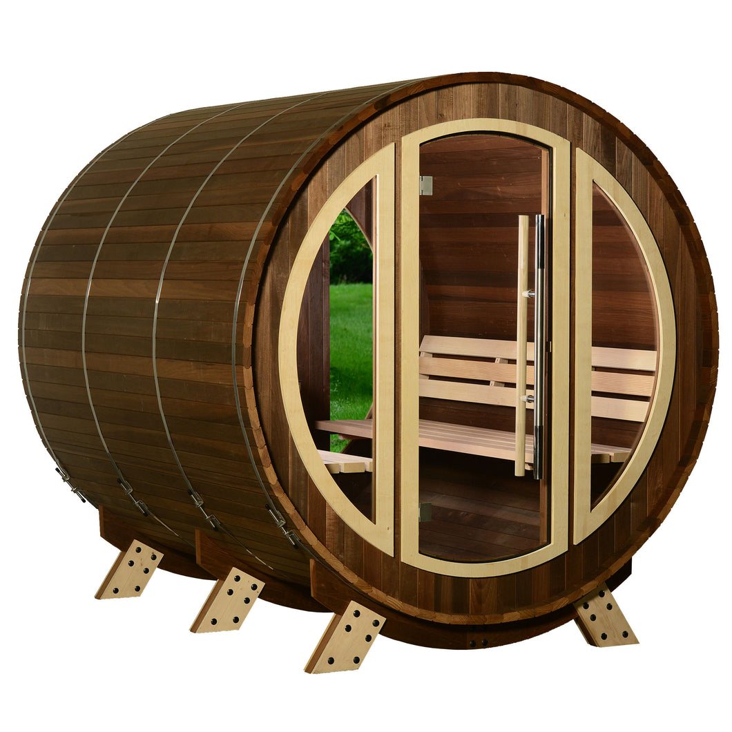 Phoenix 6 Person Luxury Barrel Sauna