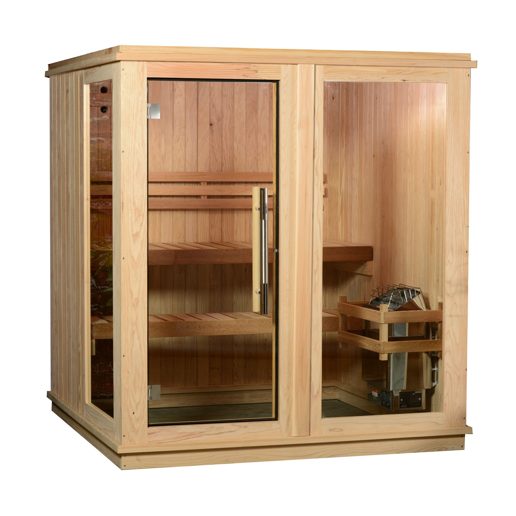 Grayson 4 Person Indoor Sauna - Indoor Saunas