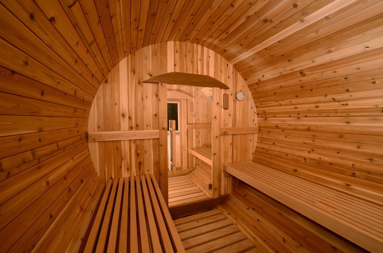 Shenandoah 4 Person Barrel Sauna - Outdoor Saunas