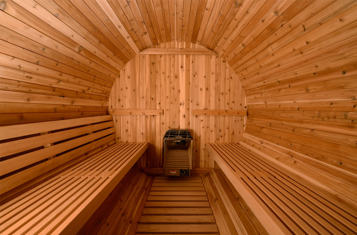 Shenandoah 4 Person Barrel Sauna - Outdoor Saunas