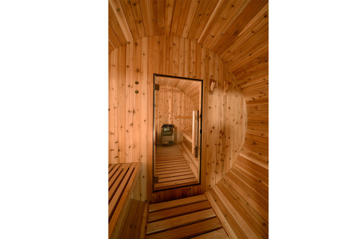Shenandoah 4 Person Barrel Sauna - Outdoor Saunas