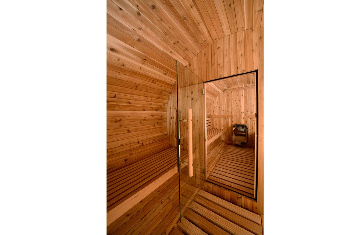 Shenandoah 4 Person Barrel Sauna - Outdoor Saunas