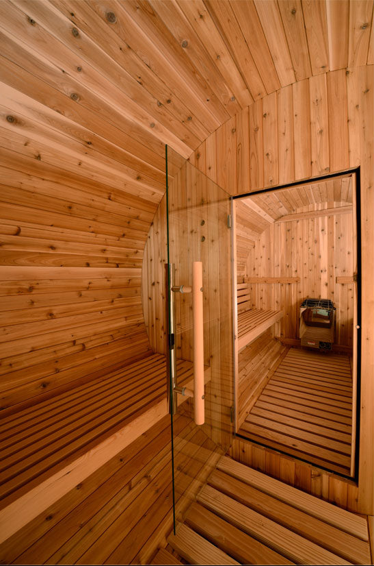 Shenandoah 4 Person Barrel Sauna - Outdoor Saunas