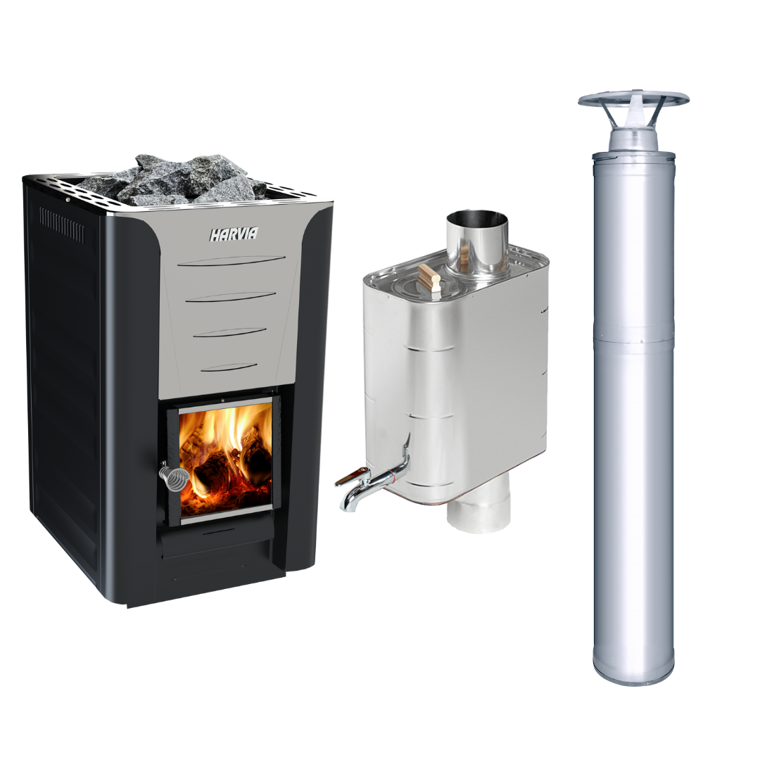 Pro 20 Kit + Water Heater - Wood-Burning Heaters